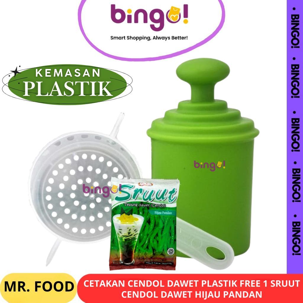 Cetakan cendol dawet plastik free tepung cendol dawet 100g / cetakan cendol dawet / cendol dawet ins