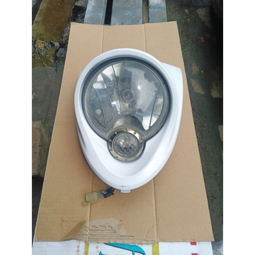 LAMPU DEPAN FINO KARBU COPOTAN ORIGINAL