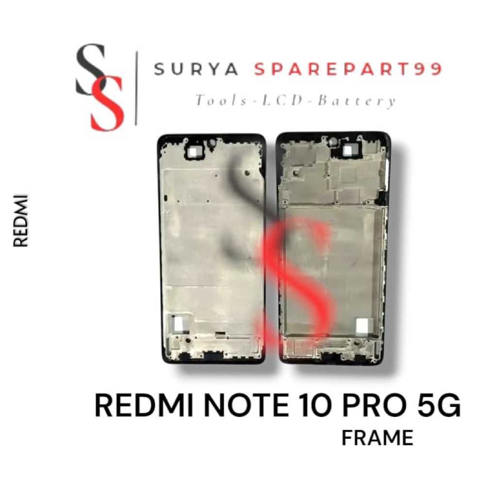 Frame Tulang Tengah Xiaomi Redmi Note 10 Pro 4G / Note 10 Pro Max / M2101K6G / M2101K6R / M2101K6I -