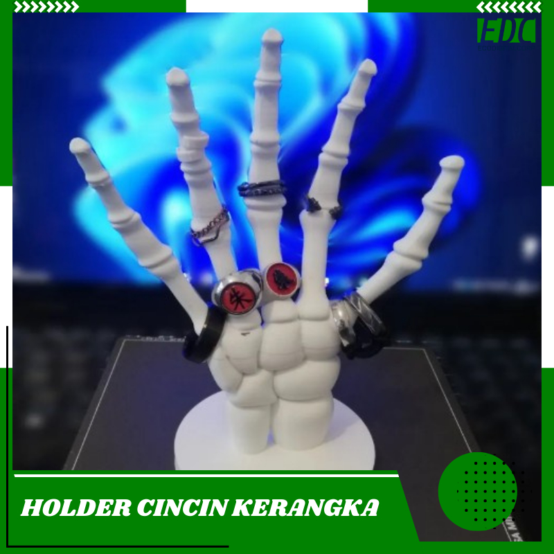 Holder Cincin Model Kerangka Tangan Jari