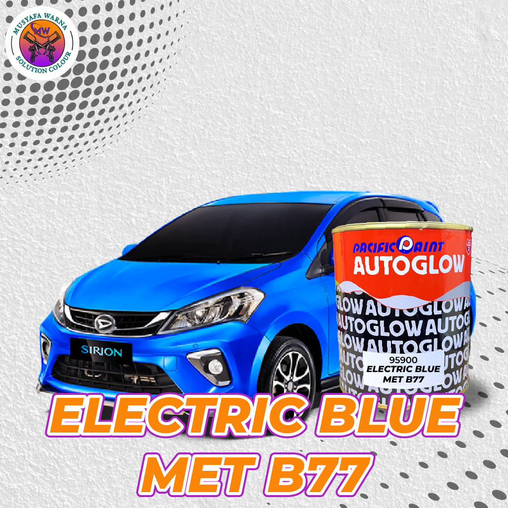 Cat Mobil Warna Biru Metalik Electric Blue untuk Pengecatan Ulang