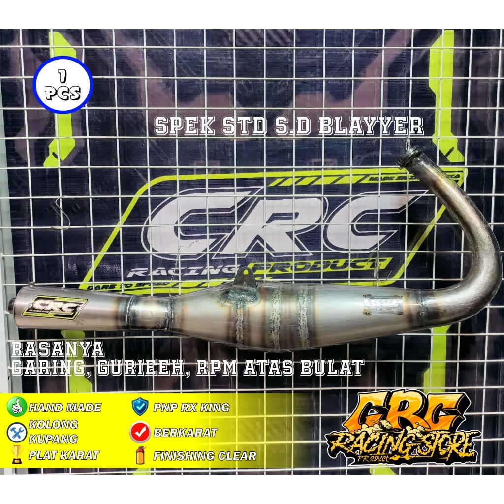KNALPOT RACING CRC RX KING KOLONG KUPANG BLEYYER