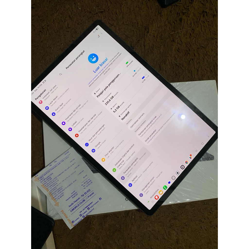 Samsung tab s9 plus 5g 12/256