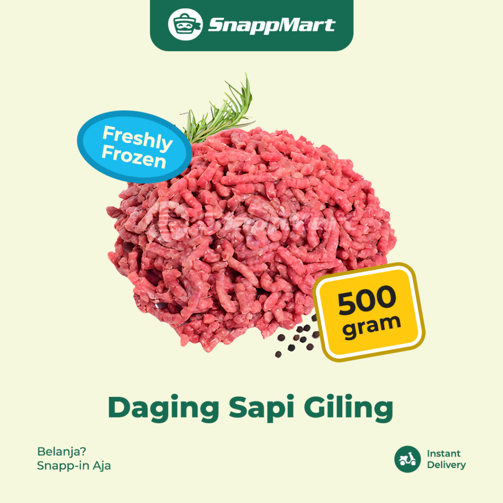 Daging Sapi Giling Fresh (500 gram) - Daging Sapi