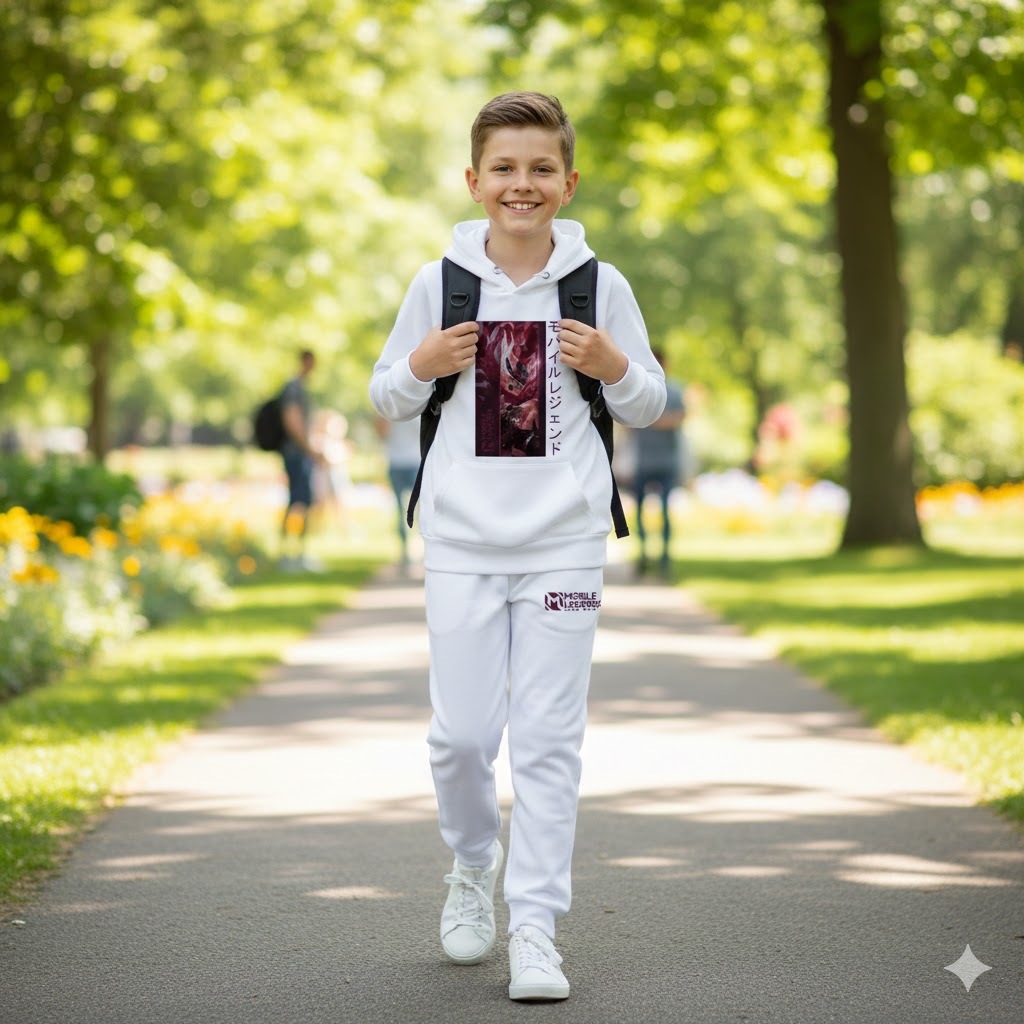 CT2fashion - Setelan Hoodie Anak Aldous Mlbb