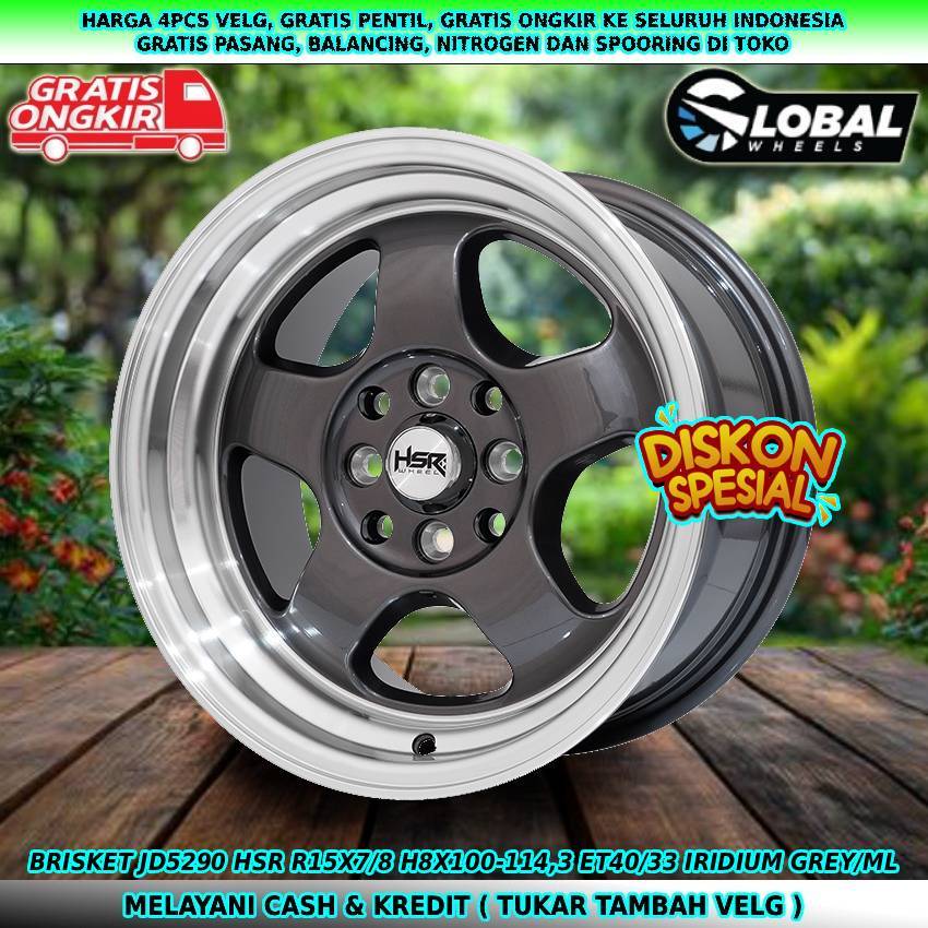 Velg celong velg R15 untuk mobil Kijang LGX| Veloz| Avanza| Livina| dll velg hsr brisket R15