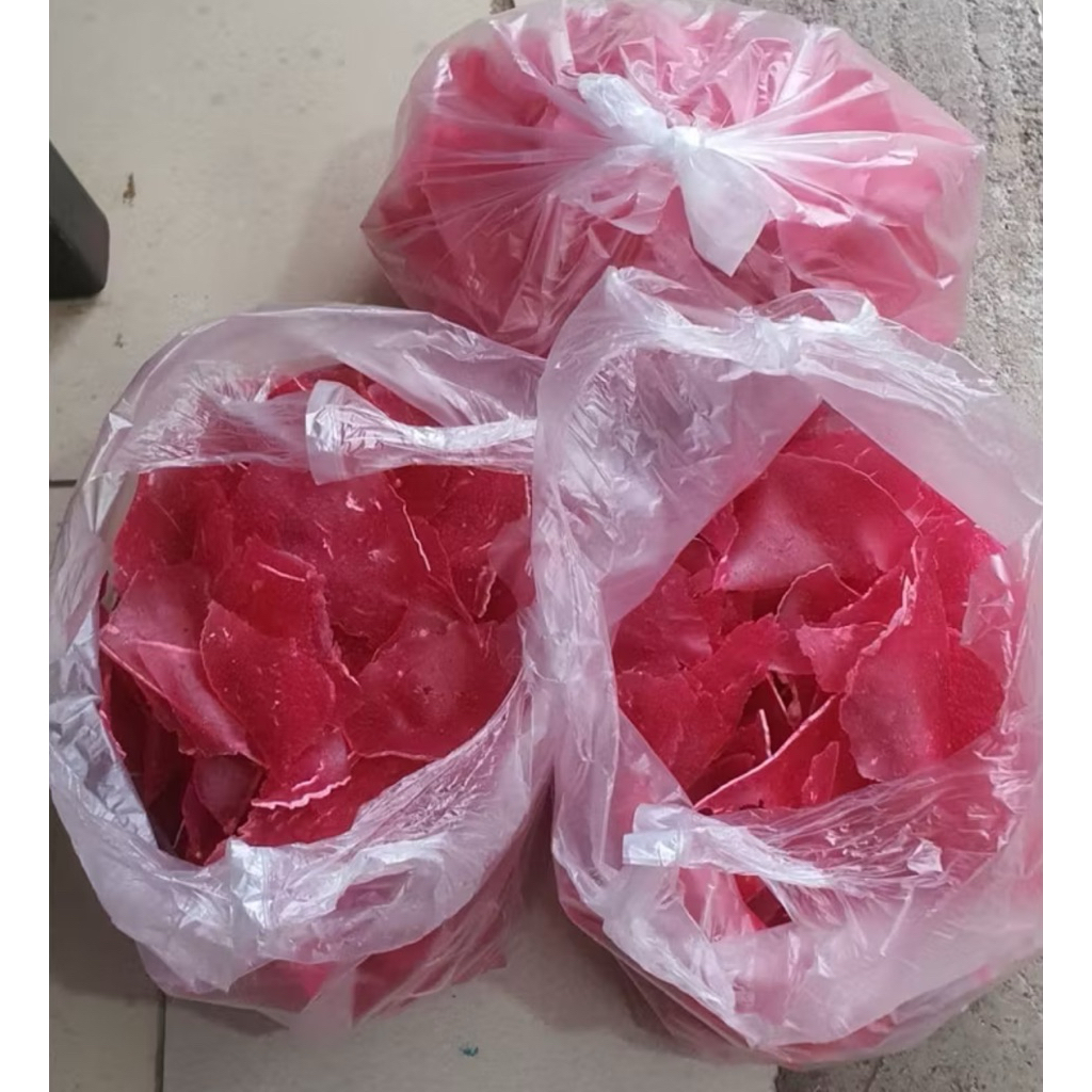 Kerupuk Padang Merah Asli 1/2KG (500Gram) / Kerupuk Padang Merah