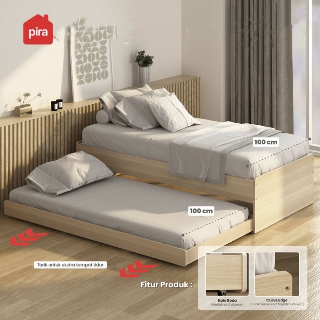 tempat tidur Sorong divan sorong anak luma bdt 100 pira