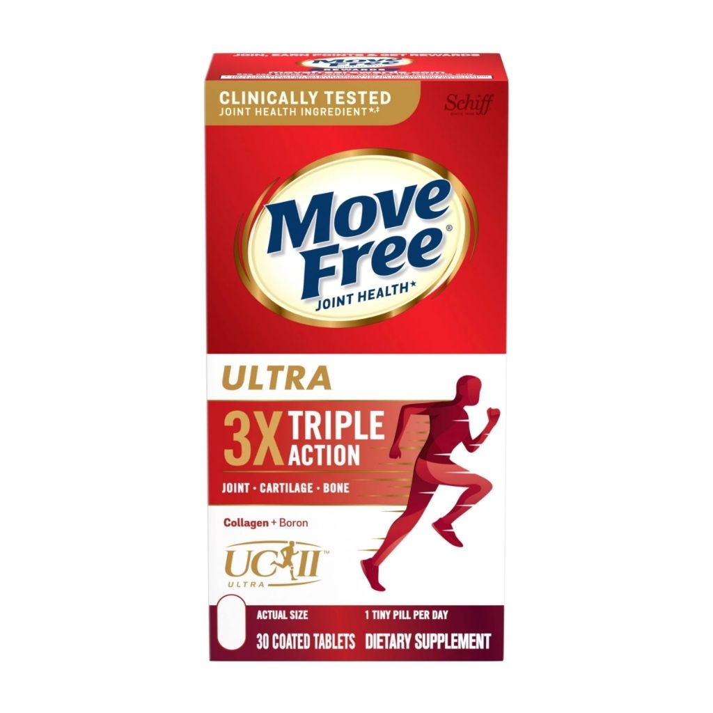 schiff move free joint health ultra triple action isi 30 & 37 ORI USA kesehatan tulang magnesium