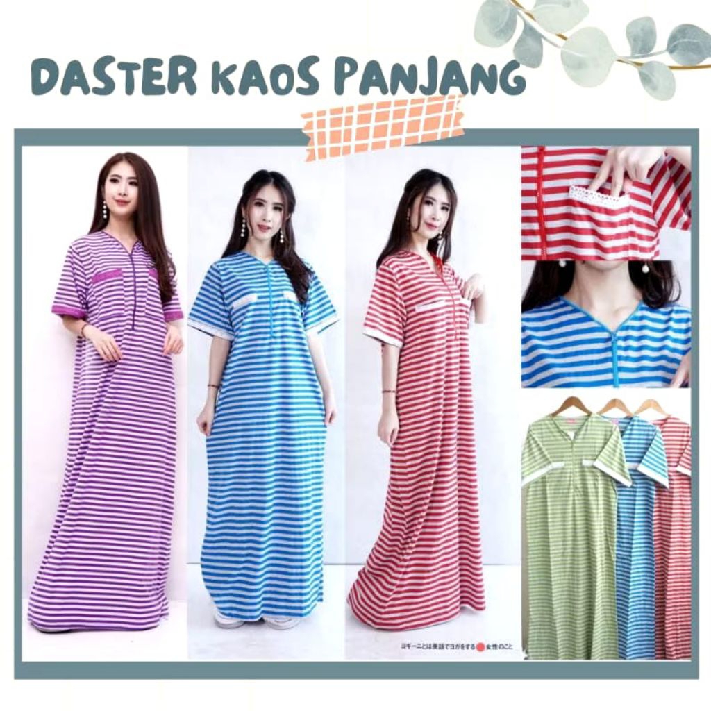 Daster Busui/Daster Kaos Panjang Lengan Pendek