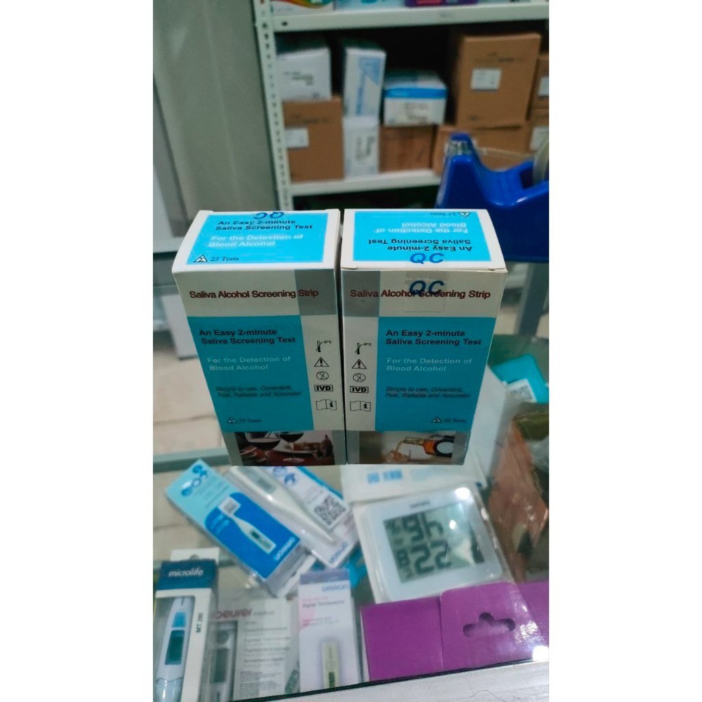 Alat Test Saliva Alkohol 25 test strip