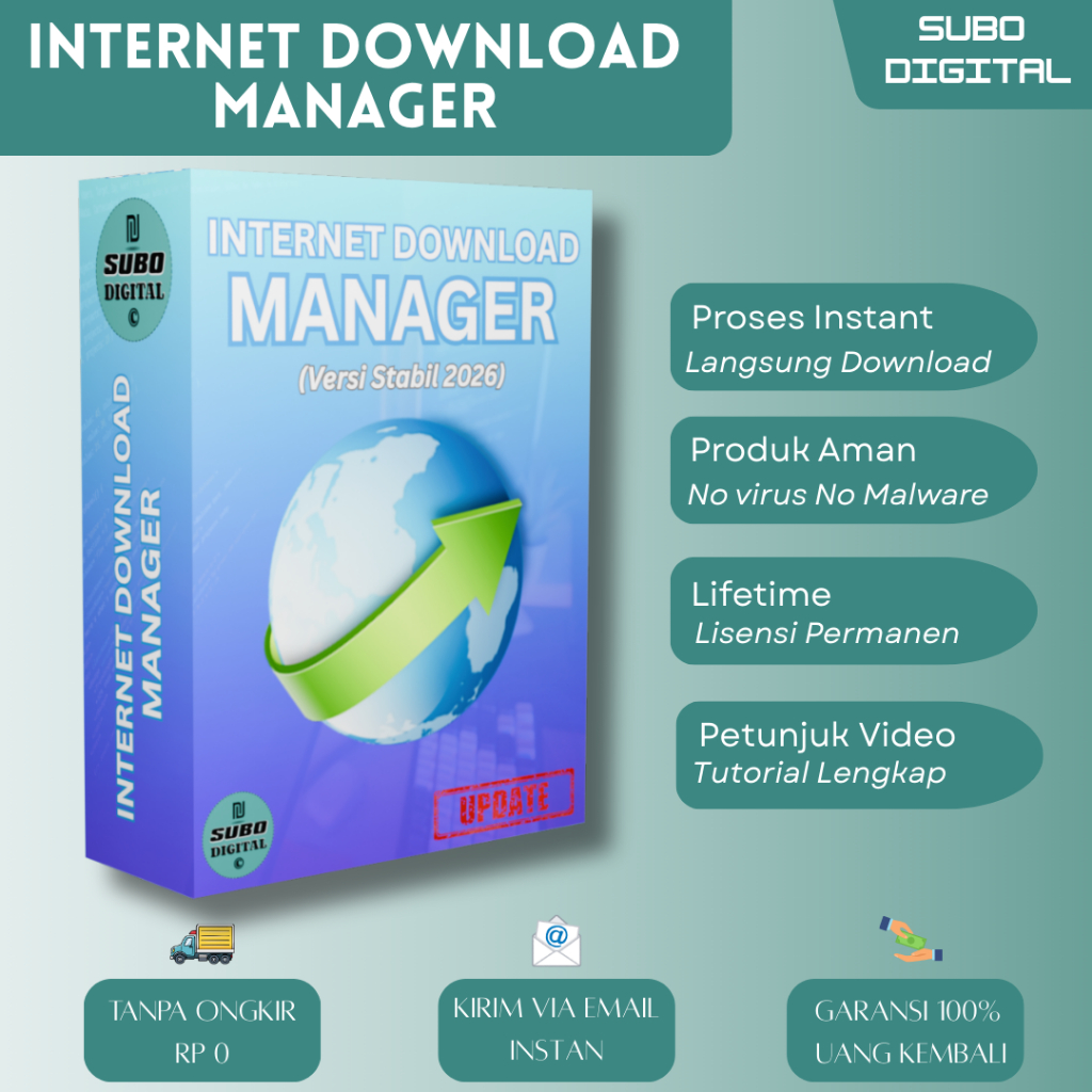 IDM Terbaru 2026 Full Version Permanen Internet Download Manager