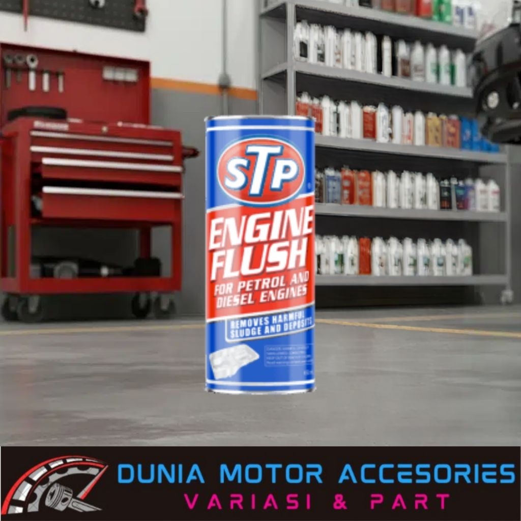 Engine Flush STP 450 ml Engine Flush-Pembersih Oli,Penguras Mesin mobil motor bensin solar