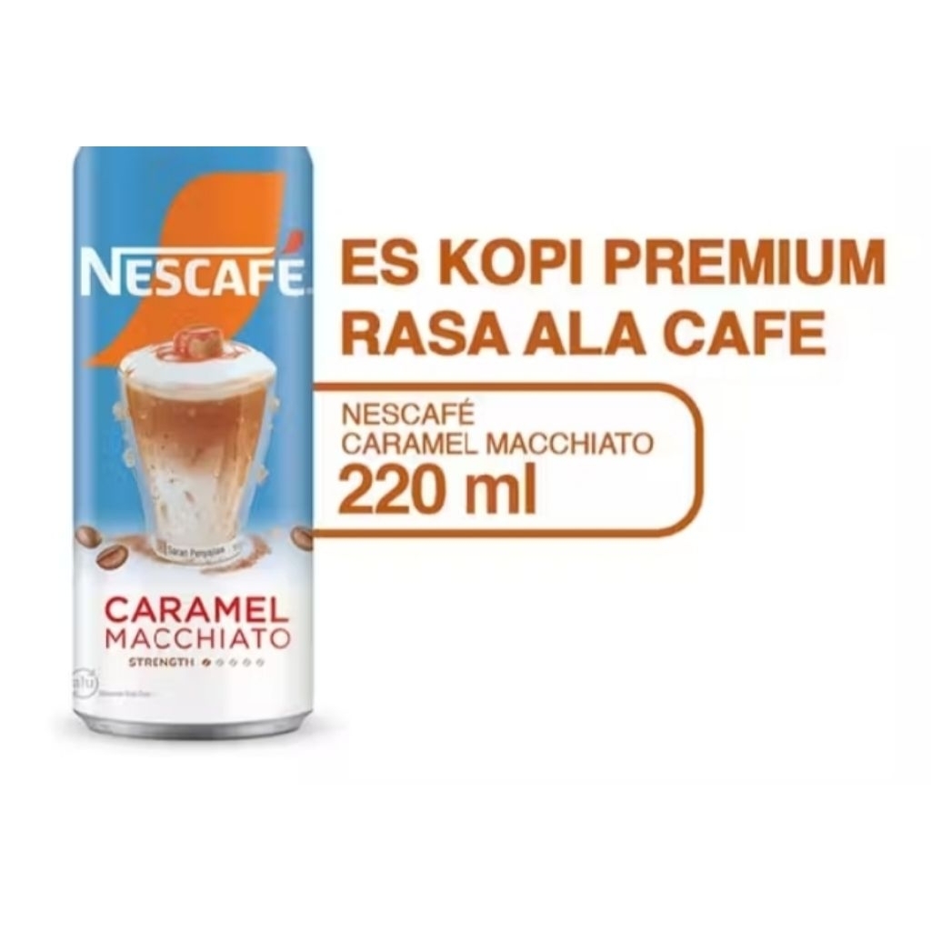 Nescafe kaleng 220 ml isi 5 kaleng