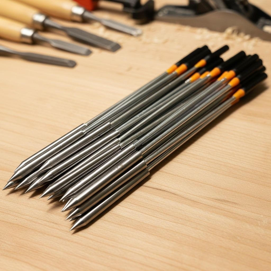 (Isi 10 Biji)  Mata Panah Ikan 4mm Paser Ikan 8cm Logam