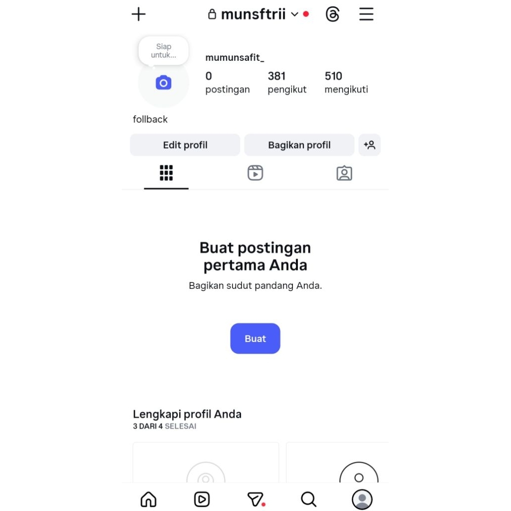 Akun Instagram Aktif