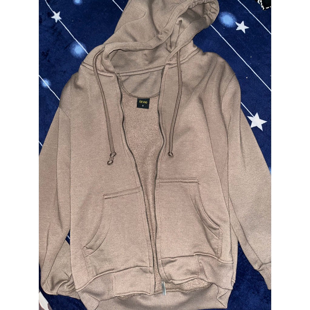 hoodie coklat