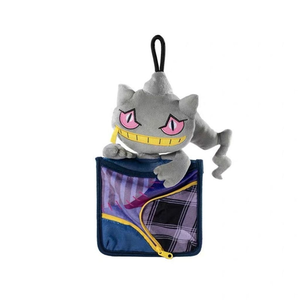 Boneka Pokemon Center China Banette Exclusive Pouch Plush Original