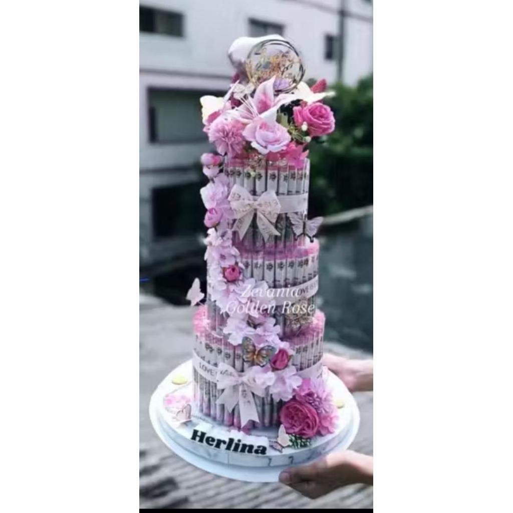 Money Cake kosongan with mika besar