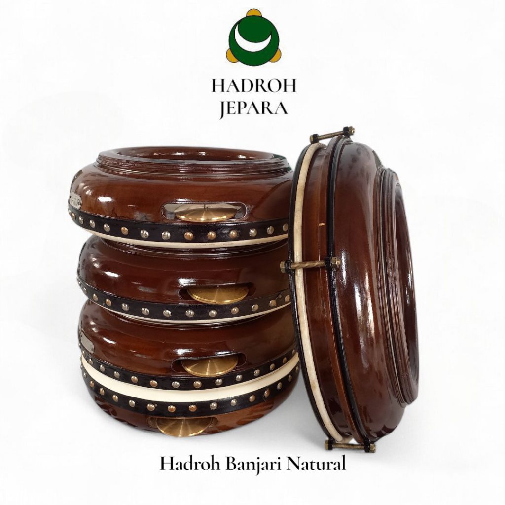 Set Rebana Hadroh Banjari Jepara Isi 4 Bas 1 - Finishing Glossy