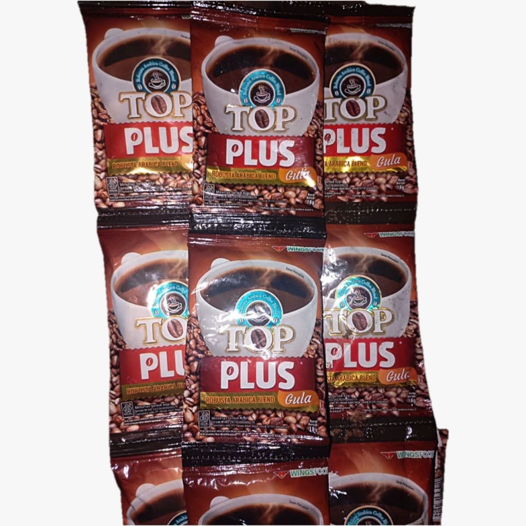 Kopi Top Plus Renteng 10 Sachet - Kenikmatan Kopi Arabica & Robusta