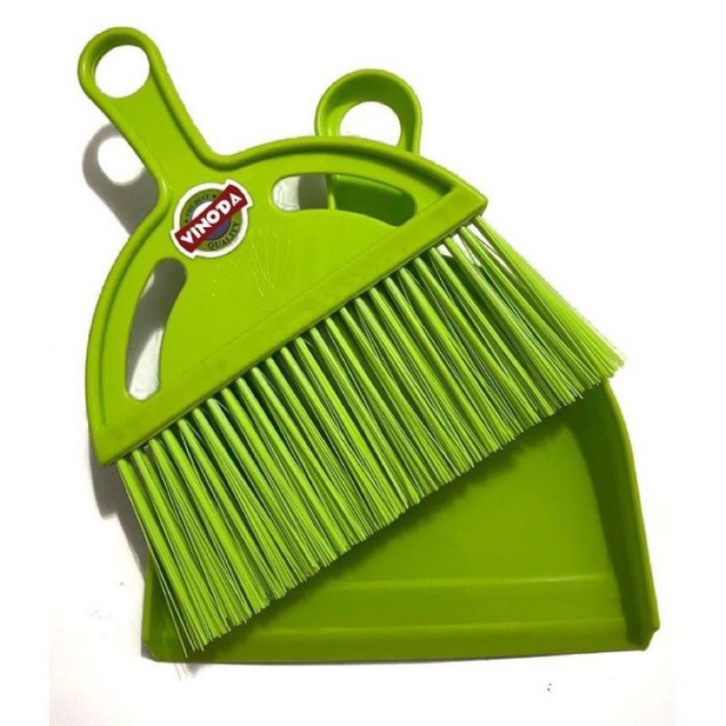 Set Sapu dan Pengki Mini VINODA – Serok Sampah Mobil - Plastik Tebal , Warna cerah
