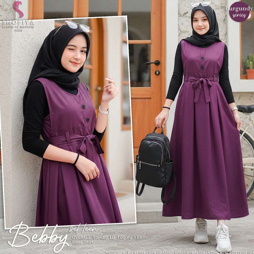 BEBBY SET GAMIS REMAJA OVERALL ORI SHOFIYA