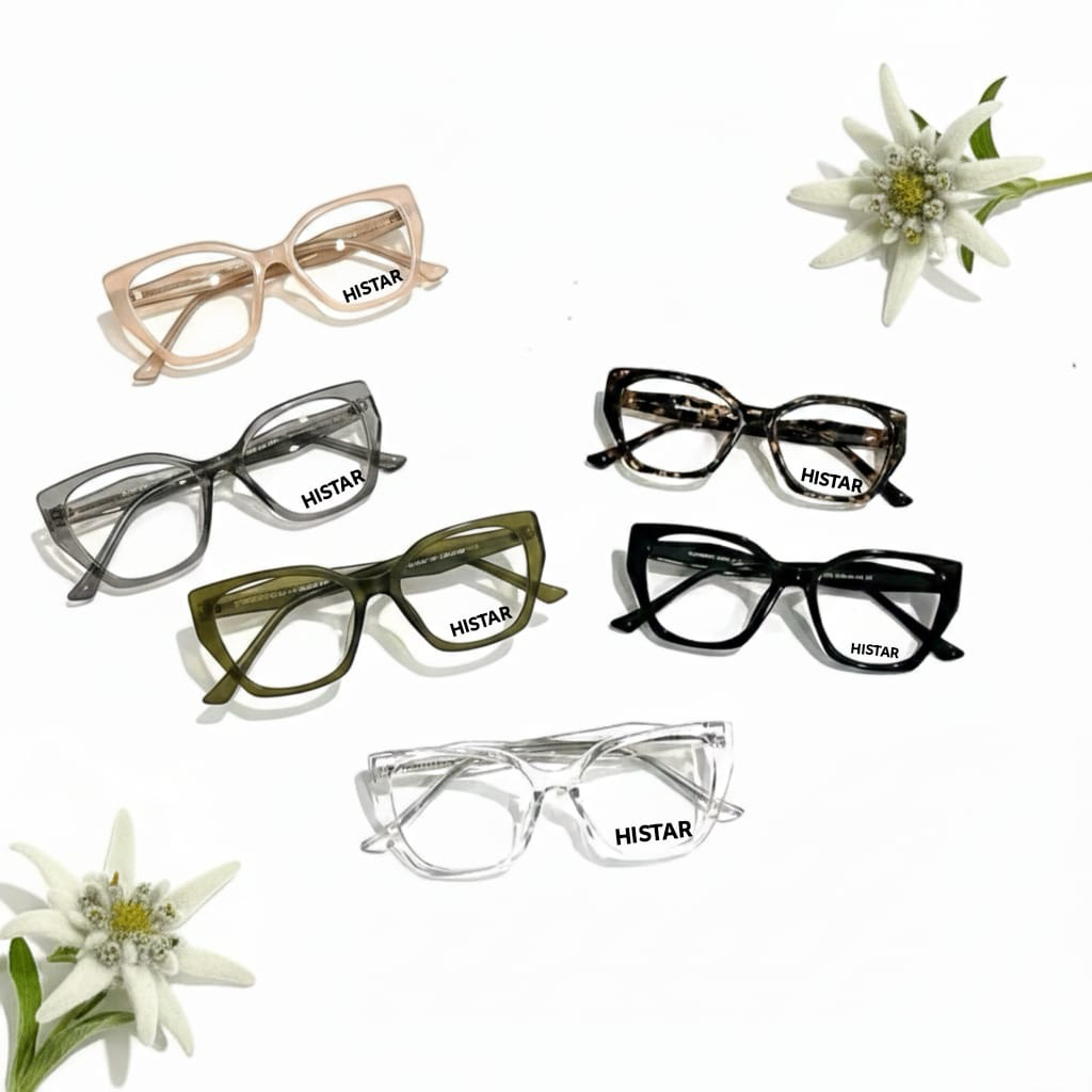 Kacamata Cat Eye 5209  unisex dengan Antiradiasi