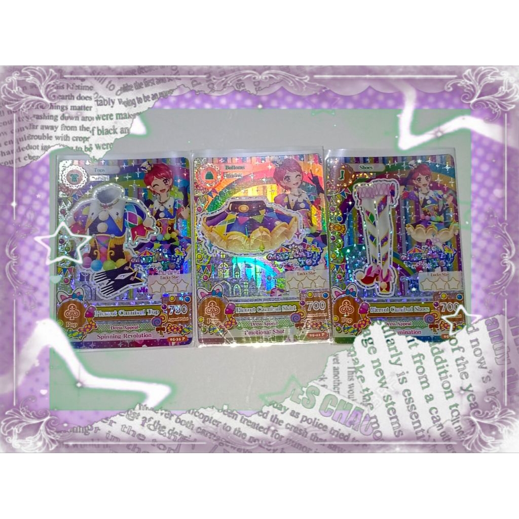 Kartu Aikatsu Premium Kaede Pierrot Coord set