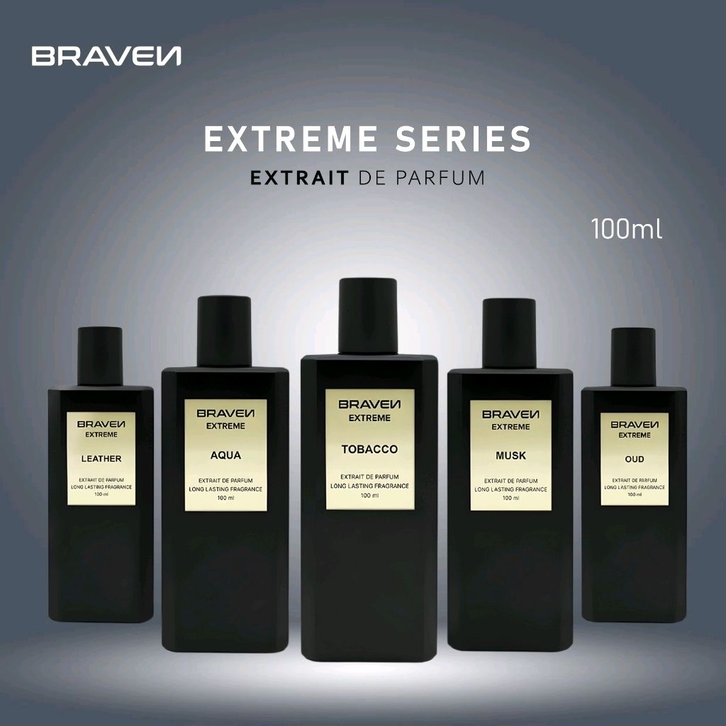 Braven Extreme Series Extrait De Parfum - Aqua, Tobacco 100ML