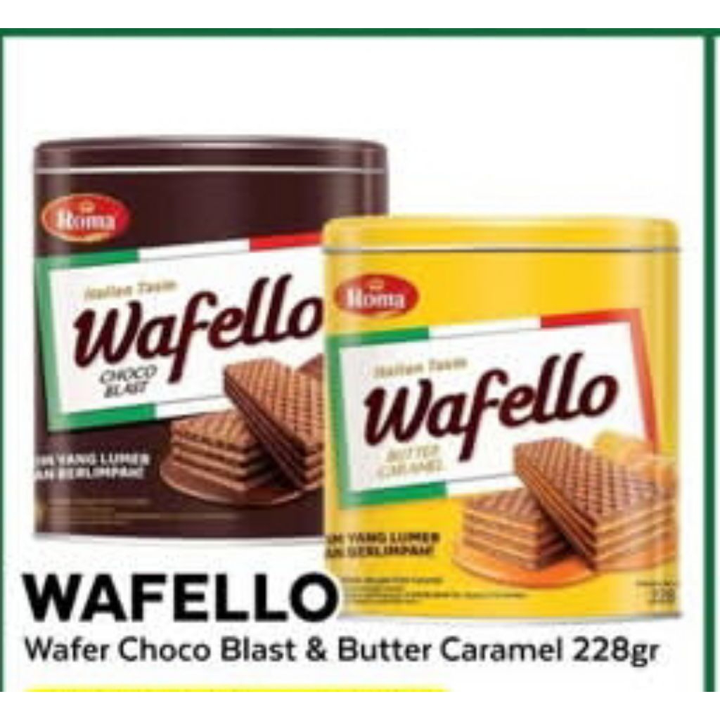 wafello kaleng roma 228 g