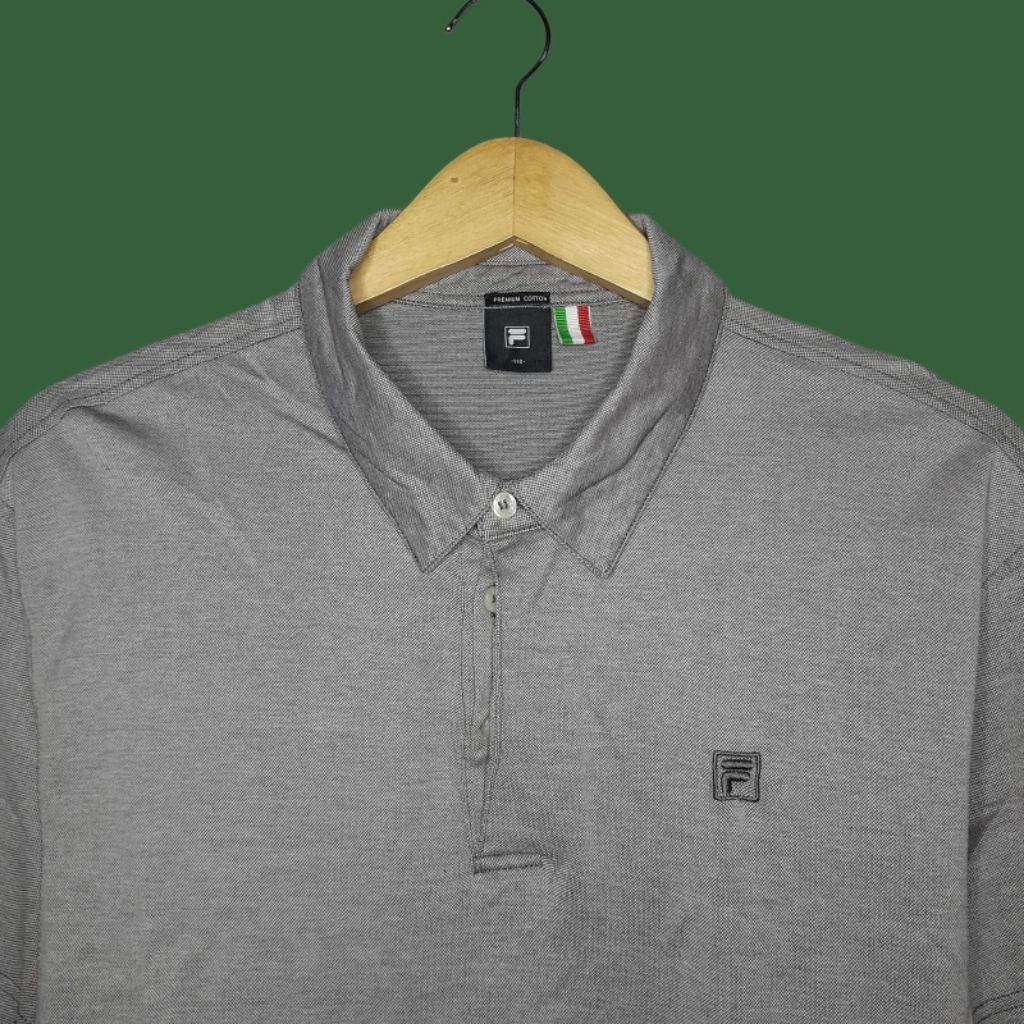 FILA Kaos Kerah Olahraga Pria, Atasan Olahraga Pria