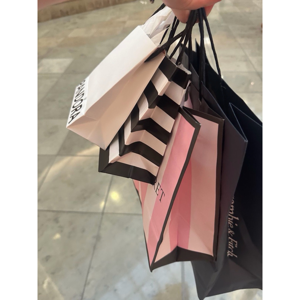 paper bag ck, ms, zara,uniqlo, colorbox, sephora, sociolla, rubi, pull & bear