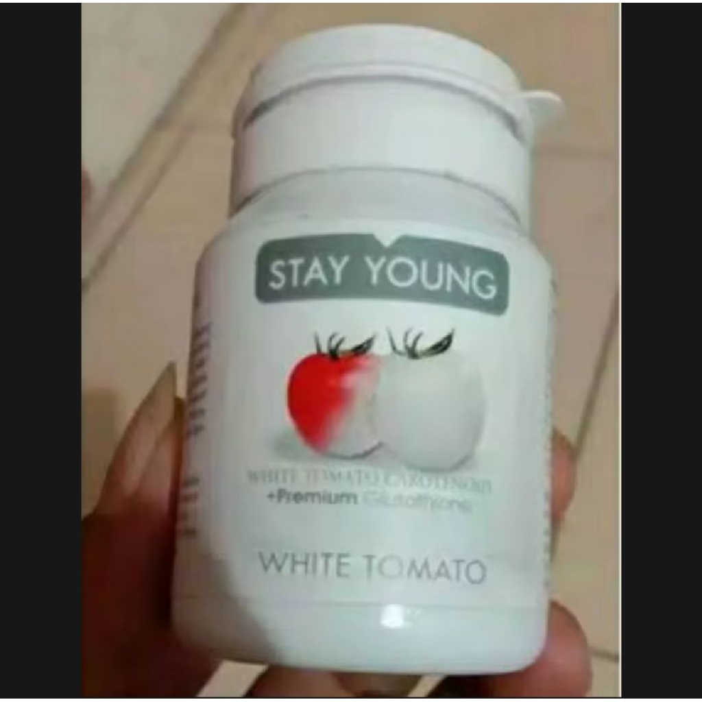 Stay Young White Tomato Vitamin Suplemen Pemutih Badan Cepat Dan Aman Stay Young White Tomato Ampuh