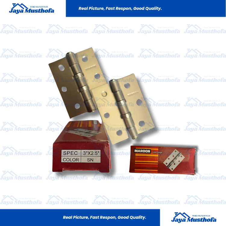 Engsel Tebal MAROON 3 INCH / Engsel Jendela Pintu 3"