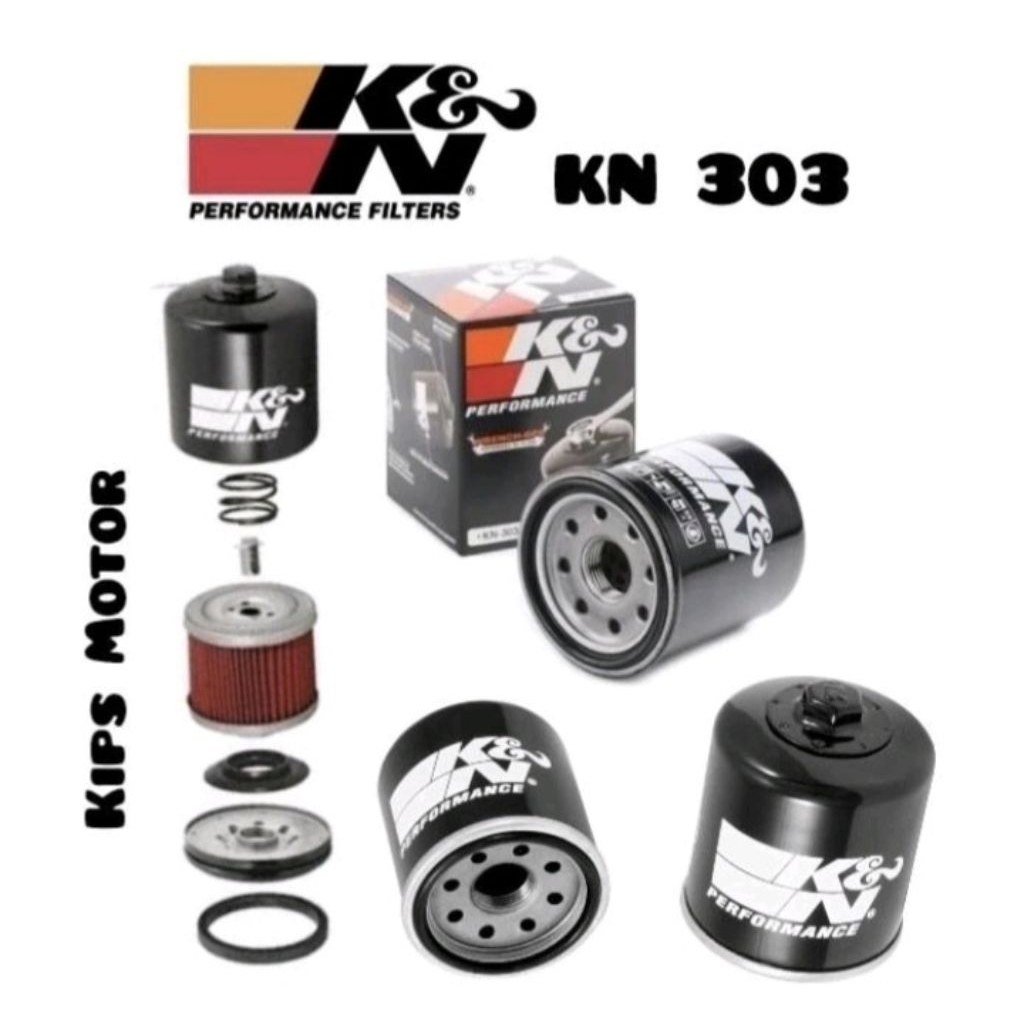 Filter oli mesin K&N KN 303 Honda CB 400 Superfour Super Four SF