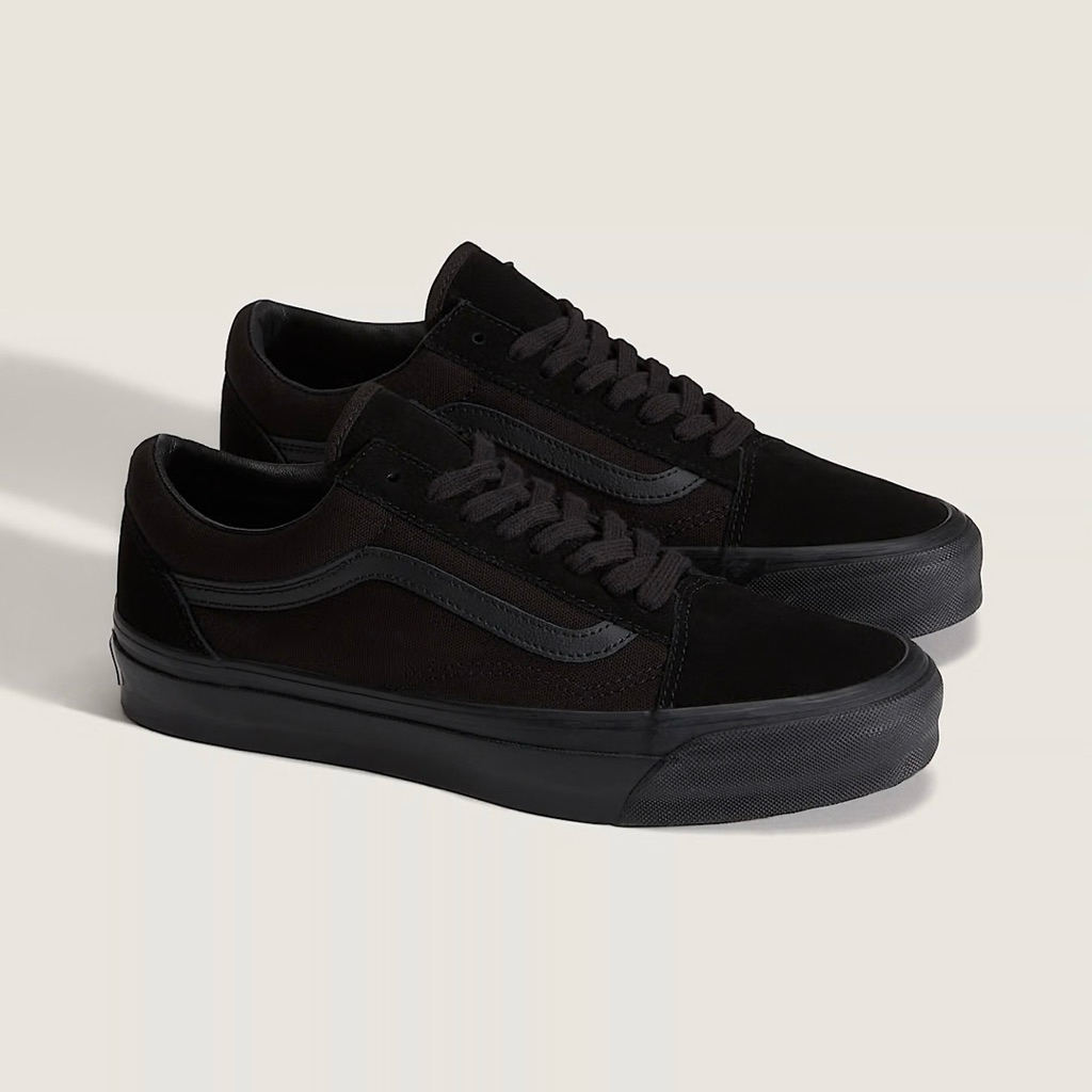 Vans premium old skool black black (Resmi PT NAVYA)
