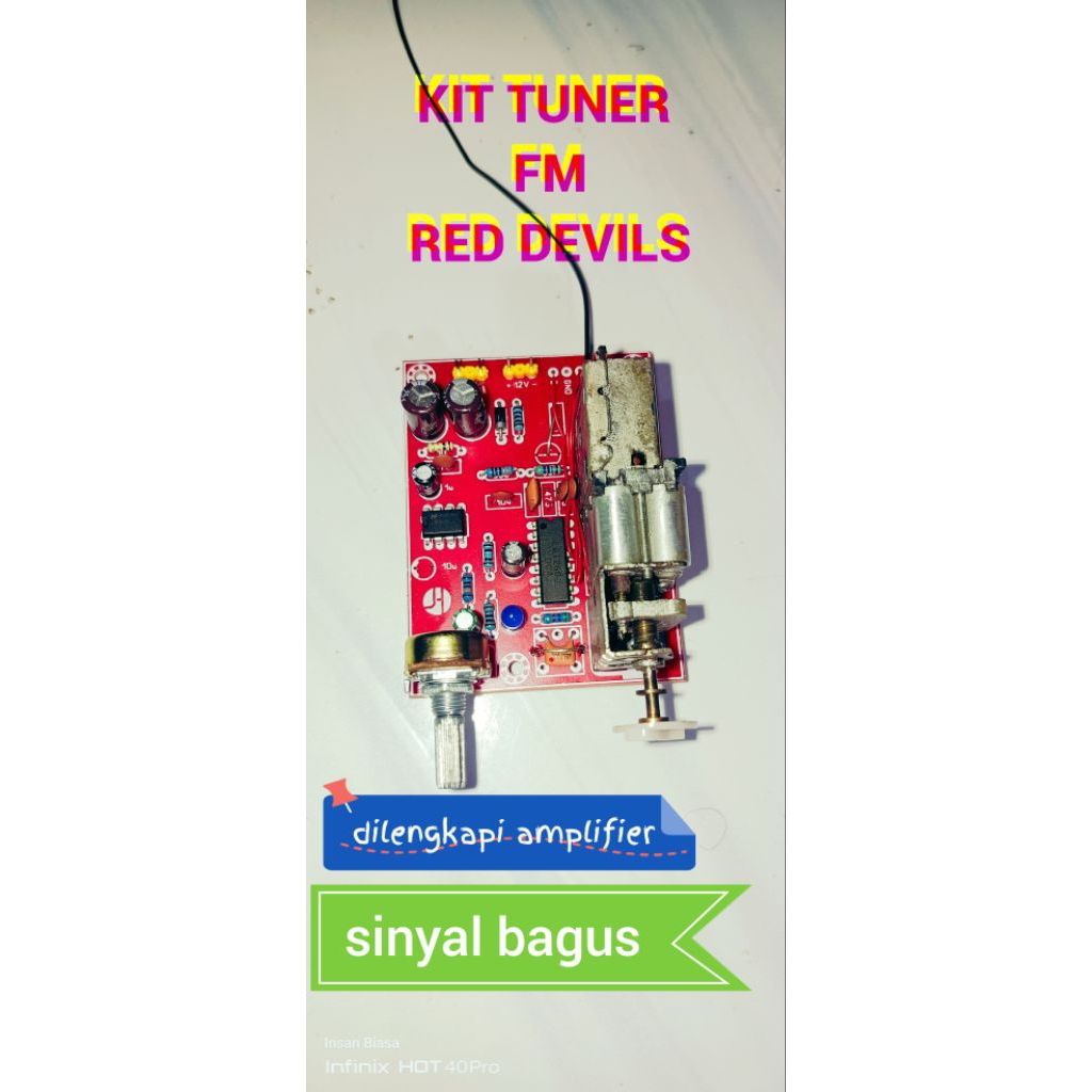 kit radio tuner FM amplifier