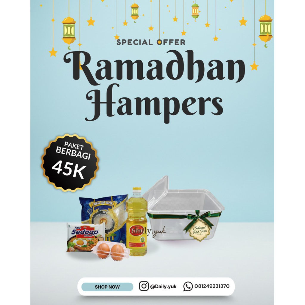 Hampers Lebaran Sembako | Hampers Sembako Murah