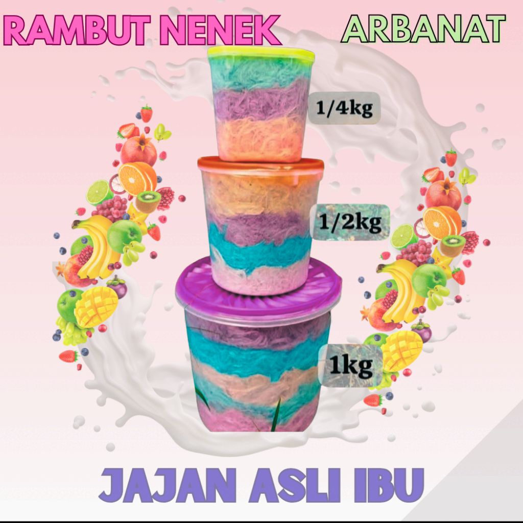 JAJANAN ARUMMANIS ARBANAT kemasan 1000gr 500gr 250gr krmasan toples tebal cantik