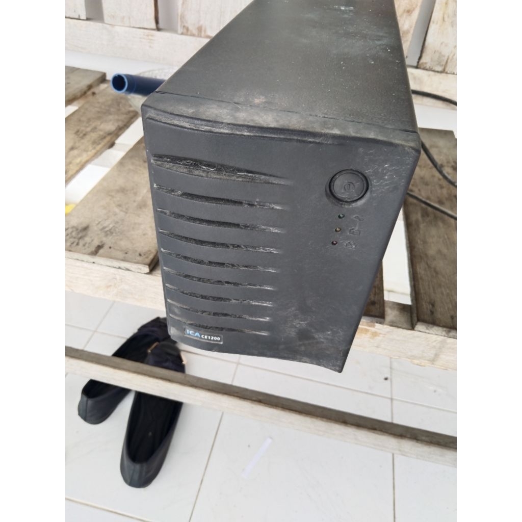 UPS ICA CE1200 BARANG SESUAI FOTO BEKAS BARANG NORMAL UDAH SAMA BATRE