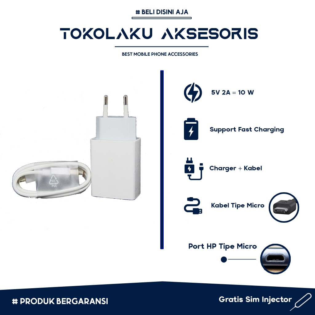 Charger Relme Original Tipe Micro Fast Charging 5V 2A Casan Relme Original Tipe Micro Cas Relme Orig
