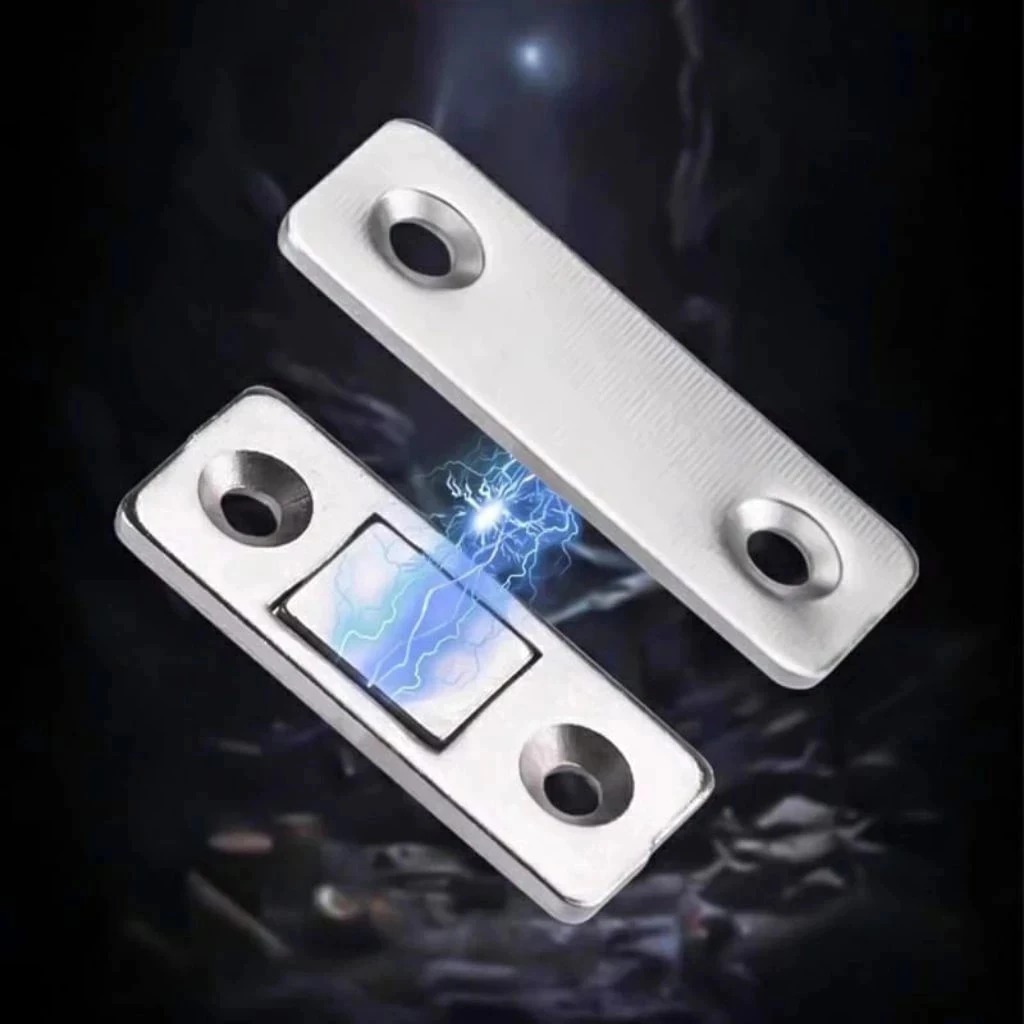 *DH* Magnetic Door Closer Stopper Set Penahan dan Pengunci Pintu Rumah Lemari Kulkas Grosir