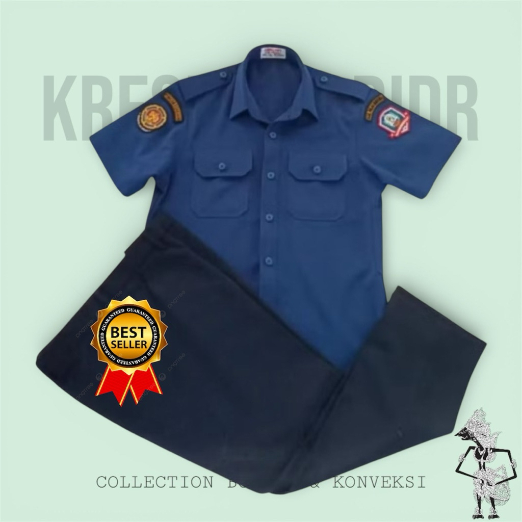 Kemeja PDH PEMADAM Custom/Kemeja Pria Wanita Pemadam/Setelan Kemeja Pemadam/Damkar Custom Atribut