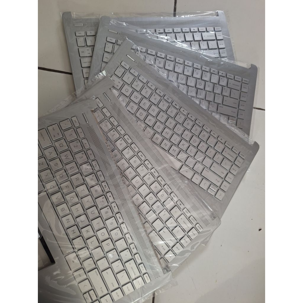 Palmrest + keyboard oke Laptop Hp 14-DQ, FQ 14s-DQ FQ secound