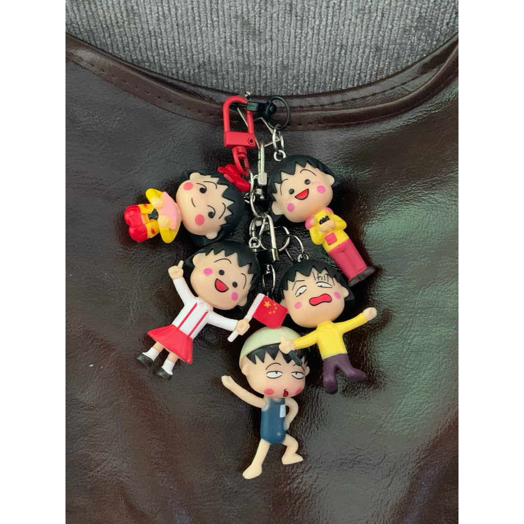 Gantungan Kunci Chibi Maruko Chan Gantungan Tas Bag Charm Keychin Chibi Maruko Chan