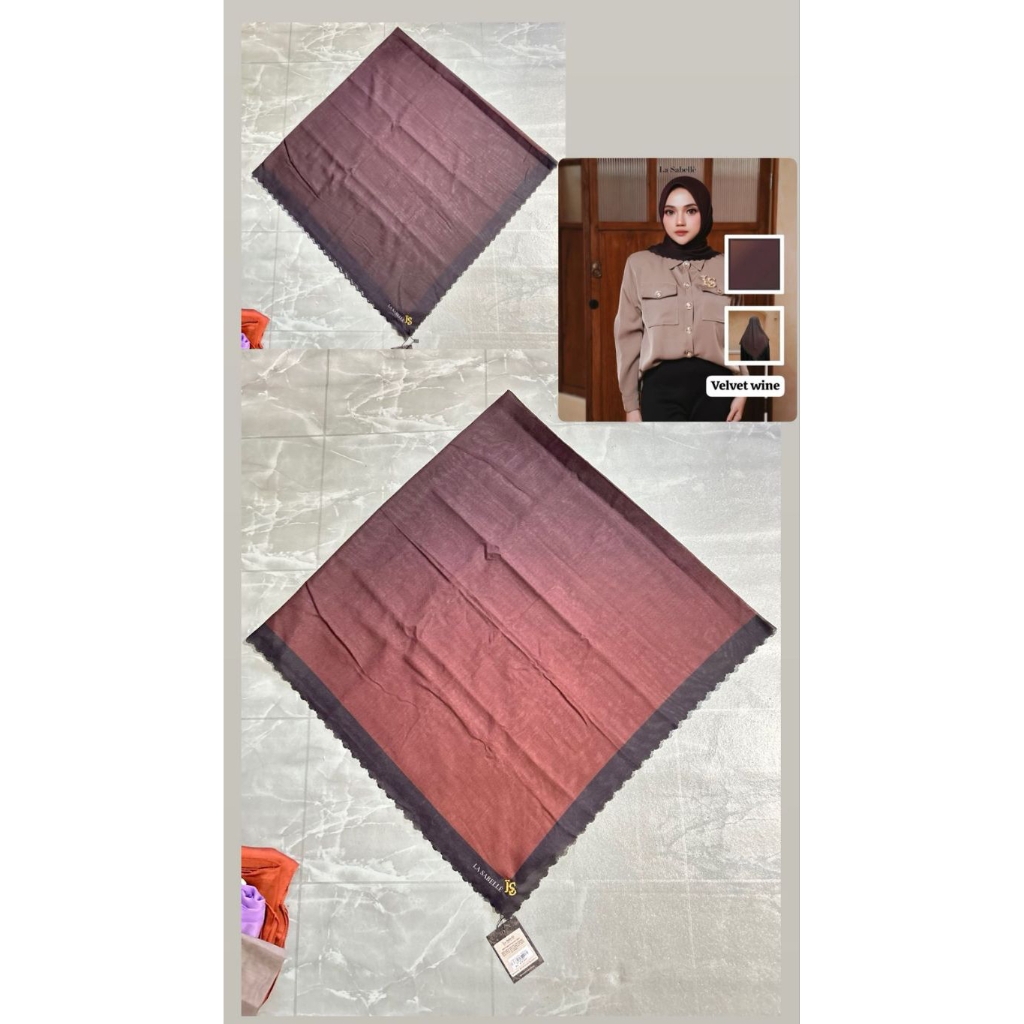 Hijab Segi4 La Sabelle Original