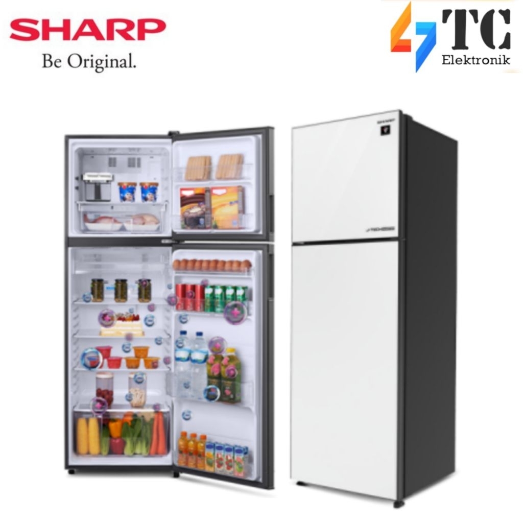 KULKAS SHARP SJ-456GI[GW] - 2 PINTU