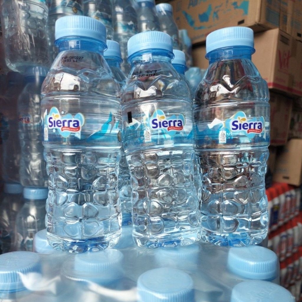 SIERRA air mineral lokal asli Bandung,  botol mini 220 ml x 24