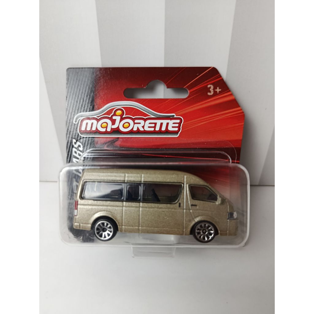 Majorette seri Street Cars model Toyota Hiace-Gold